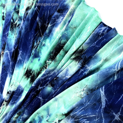 Hot Wholesale Tie DyedRayon Knitting Fabric